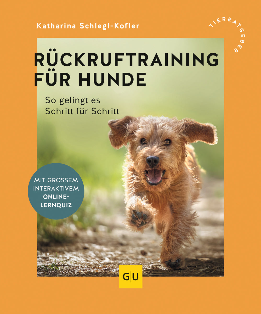 Das Buchcover zum Buch Rückruftraining für Hunde Buch (978-3-7589-0172-0)