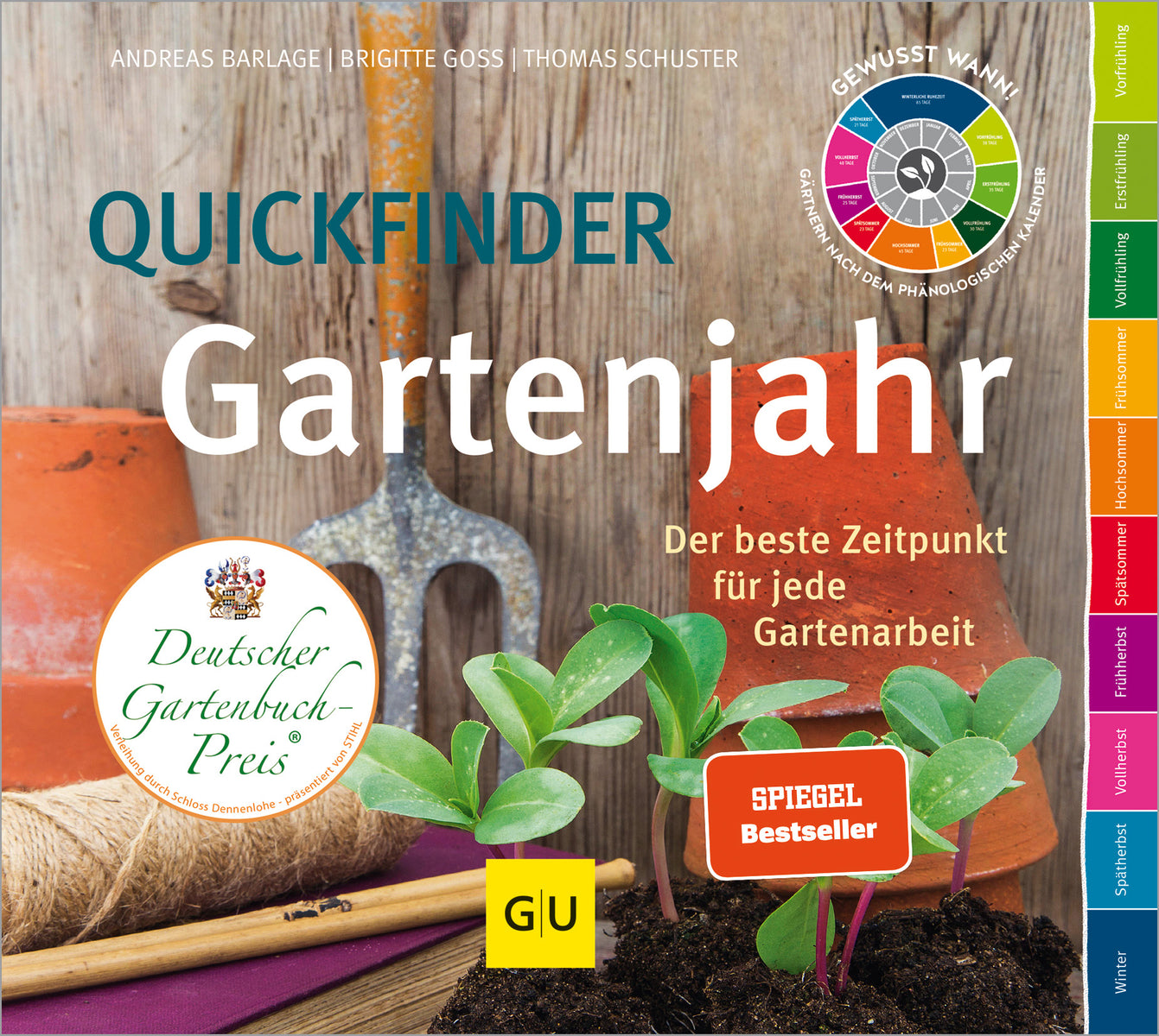 Das Buchcover zum Buch Quickfinder Gartenjahr Buch (978-3-8338-5398-2)