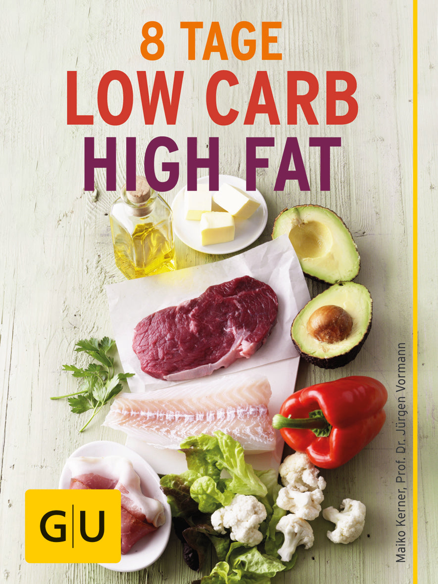 Das Buchcover zum E-Book Acht Tage Low Carb High Fat für Einsteiger E-Book (978-3-8338-5665-5)