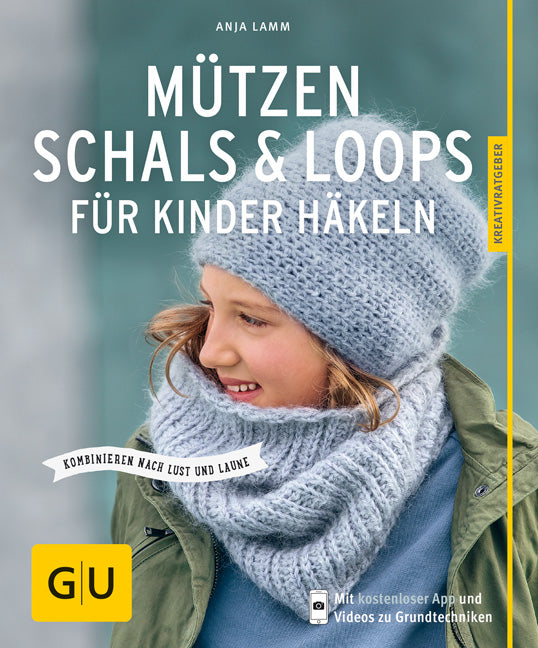 Das Buchcover zum Buch Mützen, Schals & Loops für Kinder häkeln Ebook - EPUB (978-3-8338-6362-2)