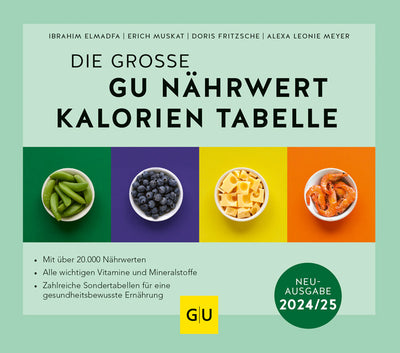 Cover Die große GU Nährwert-Kalorien-Tabelle 2024/25