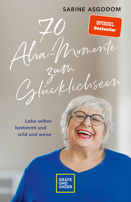 Das Buchcover zum Buch 70 Aha-Momente zum Glücklichsein Buch (978-3-8338-9053-6)