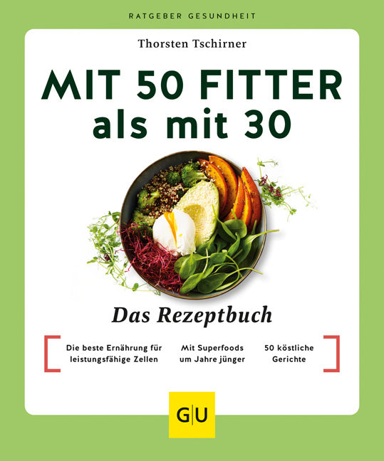 Das Buchcover zum Buch Mit 50 fitter als mit 30 - Das Rezeptbuch Ebook - EPUB (978-3-8338-9095-6)