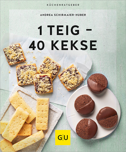 Das Buchcover zum Buch 1 Teig - 40 Kekse Buch (978-3-8338-9236-3)