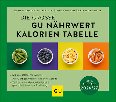 Cover Die große GU Nährwert-Kalorien-Tabelle 2026/27