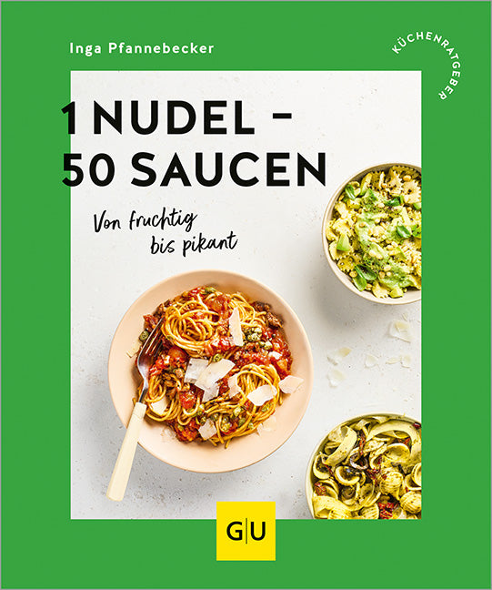 Das Buchcover zum Buch 1 Nudel - 50 Saucen Buch (978-3-8338-9809-9)