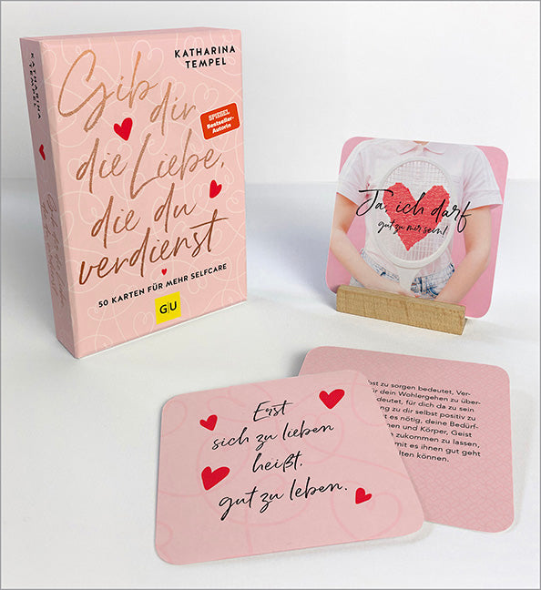 Das Buchcover zum BuchPlus Gib dir die Liebe, die du verdienst - Das Kartenset zum SPIEGEL Bestseller Default Title