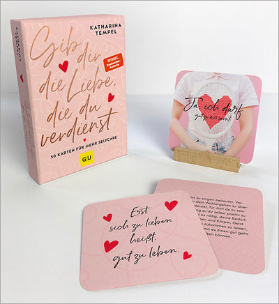 Cover Gib dir die Liebe, die du verdienst - Das Kartenset zum SPIEGEL Bestseller