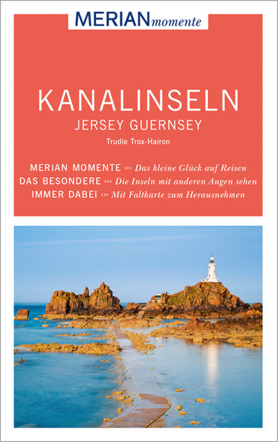 Cover MERIAN momente Reiseführer Kanalinseln Jersey Guernsey