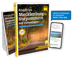 Das Buchcover zum Buch ADAC Roadtrips Mecklenburg-Vorpommern mit Ostseeküste Buch (978-3-98645-076-2)