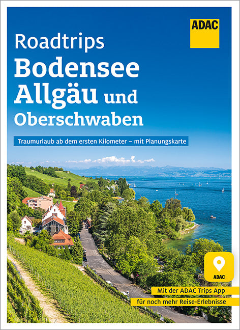 Das Buchcover zum Buch ADAC Roadtrips - Bodensee, Allgäu und Oberschwaben Buch (978-3-98645-113-4)